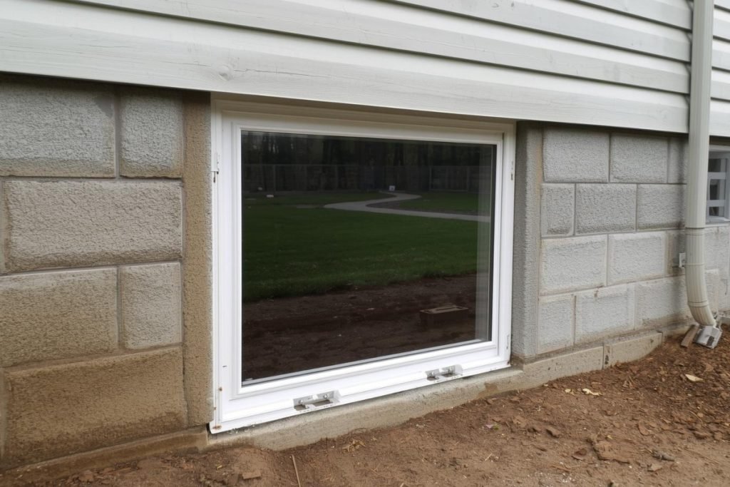 Finished egress window.