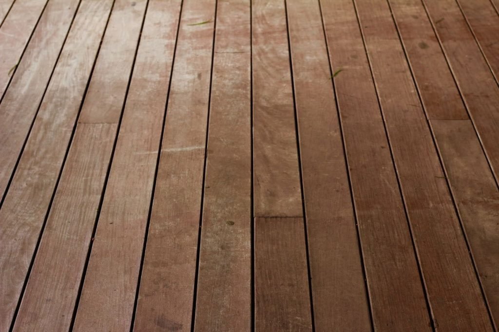 Deck maintenance tips: look for water damage.