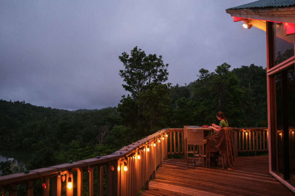 Decking lights.