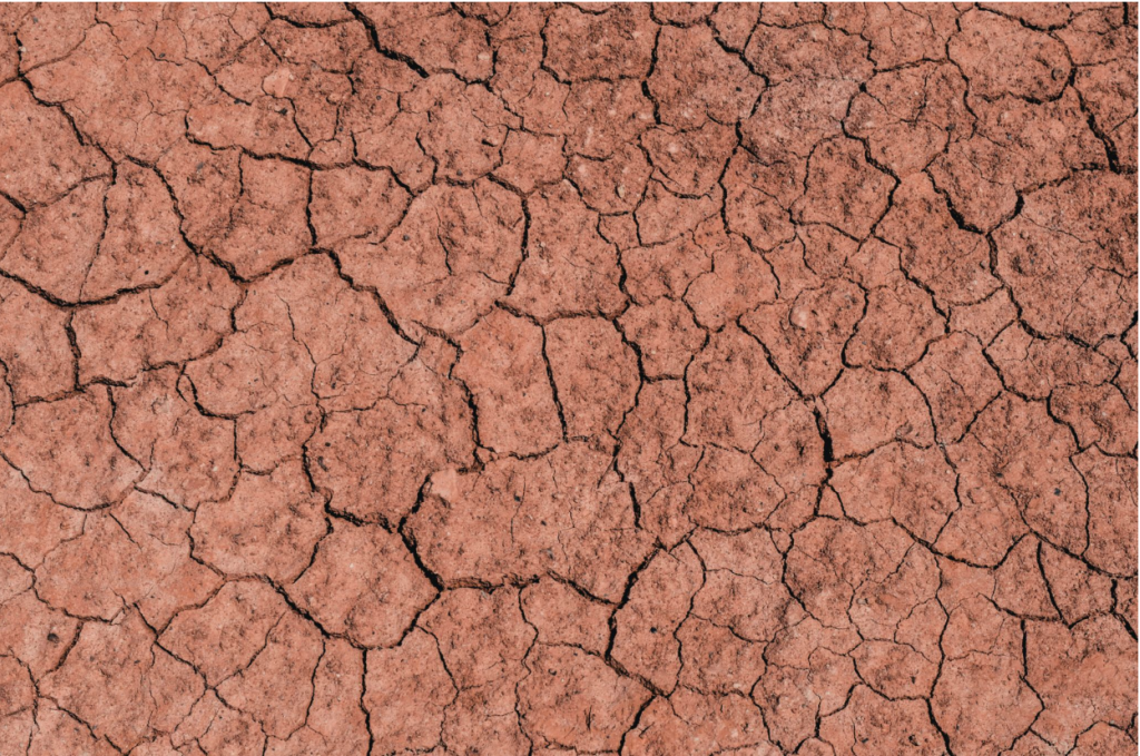 Clay soil unsuitable for deck building.