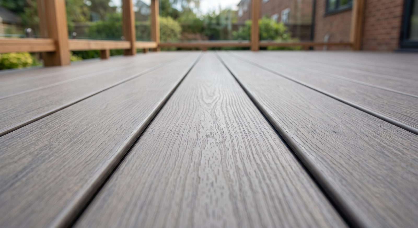 Composite decking substructure and installation detail